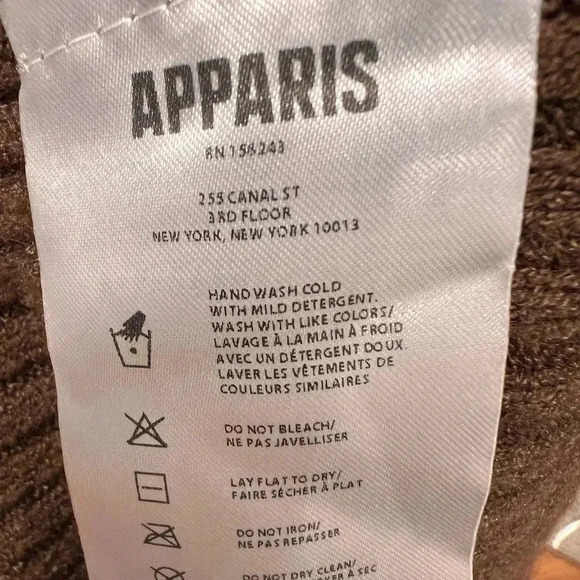 APPARIS | Women’s Sweater | Chocolate Brown | Mock Neck - Picture 6 of 8
